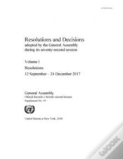 Capa do artigo Resolutions And Decisions Adopted By The General Assembly During Its Seventy-Second Session
