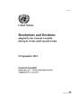 Resolutions And Decisions Adopted By The General Assembly During Its Twenty-Ninth Special Session - Preview