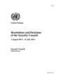 Resolutions And Decisions Of The Security Council 2013-2014 - Preview