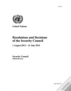 Capa do artigo Resolutions And Decisions Of The Security Council 2013-2014
