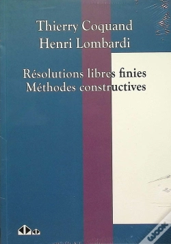 Capa do artigo Resolutions Libres Finies - Methodes Constructives