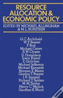 Capa do artigo Resource Allocation And Economic Policy