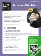 Capa do artigo Responsabilite Civile