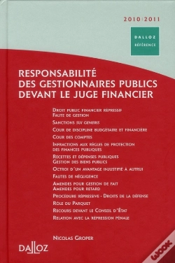 Capa do artigo Responsabilité Des Gestionnaires Public Devant Le Juge Financier