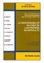 Responsabilité Du Chef De L'Entreprise En Difficulté - Preview