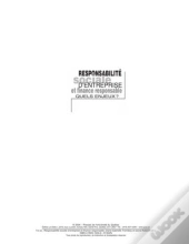 Responsabilite Sociale D Entreprise Et Finance Responsable. Quels Enjeux?