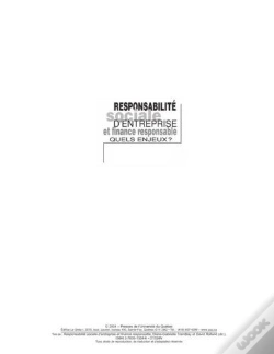 Capa do artigo Responsabilite Sociale D Entreprise Et Finance Responsable. Quels Enjeux?