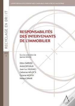 Capa do artigo Responsabilités Des Intervenants De L'Immobilier
