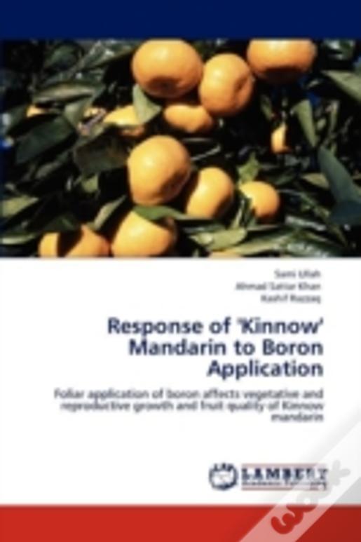 Response Of 'Kinnow' Mandarin To Boron Application