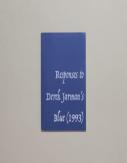 Responses To Derek Jarman'S Blue (1993)