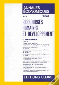 Capa do artigo Ressources Humaines Et Développement ; Éducation