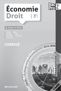 Capa do artigo Ressources Plus Economie - Droit Sde Bac Pro 3e Edition Corrige