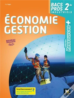 Capa do artigo Ressources Plus - Economie-Gestion 2de Bac Pro - Ed. 2019 - Manuel Eleve