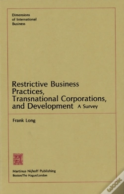 Capa do artigo Restrictive Business Practices, Transnational Corporations, And Development