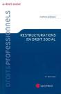 Restructurations En Droit Social (5e Édition) - Preview