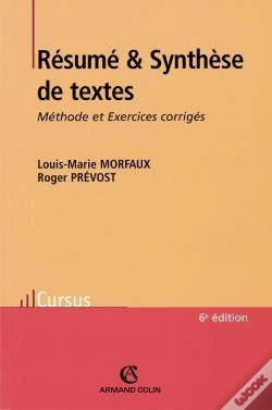 Capa do artigo Résumé Et Synthèse De Textes - 6ed. - Méthode Et Exercices Corrigés : Méthode Et Exercices Corrigés (6e Édition)