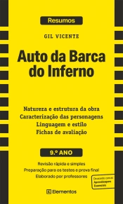 Capa do artigo Resumos - Auto da Barca do Inferno - Gil Vicente - 9.º ano