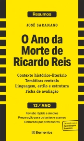 Capa do artigo Resumos - O Ano da Morte de Ricardo Reis - José Saramago - 12.º ano
