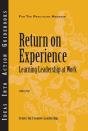 Return On Experience: - Preview