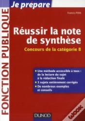 Capa do artigo Reussir La Note De Synthese - Categorie B