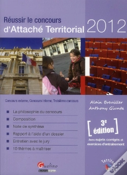 Capa do artigo Reussir Le Concours D'Attche Territorial 2012,3eme Edition