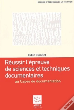 Capa do artigo Réussir L'Épreuve De Science Et Techniques Documentaires Du Capes De Documentation