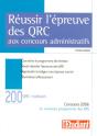 Reussir L'Epreuve Des Qrc Aux Concours Administratifs - Preview