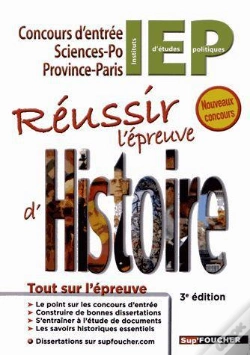 Capa do artigo Reussir L'Epreuve D'Histoire - Concours D'Entree En Iep Edition Enrichie 3e Edition