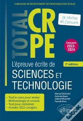 Réussir L'Épreuve Ecrite De Sciences Et Technologie : Crpe ; Nouveau Concours (Édition 2022)