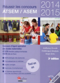 Capa do artigo Reussir Les Concours Atsem/Asem 2014-2015