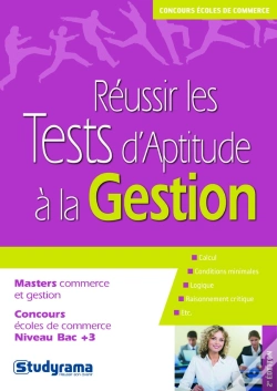 Capa do artigo Reussir Les Tests D'Aptitude A La Gestion 2 Edt