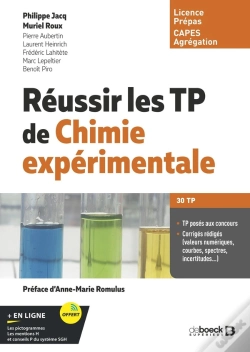 Capa do artigo Réussir Les Tp De Chimie Expérimentale : Licence Et Capes De Chimie, Classes Prépas