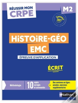 Capa do artigo Réussir Mon Crpe : Histoire-Géo, Emc ; M2 ; Épreuve D'Application ; Écrit (Édition 2027)