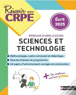Capa do artigo Réussir Mon Crpe : Sciences Et Techno ; Épreuve Écrite D'Application (Édition 2025)