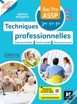 Capa do artigo Réussite Assp : Techniques Professionnelles ; Bac Pro Assp ; Livre Élève