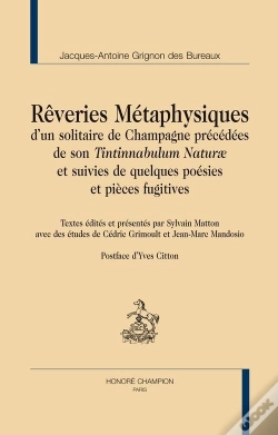 Capa do artigo Reveries Metaphysiques D'Un Solitaire De Champagne