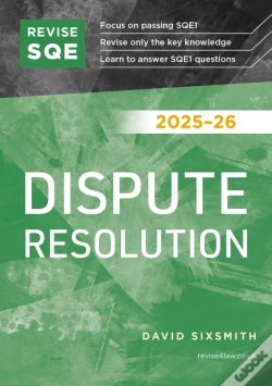 Capa do artigo Revise Sqe Dispute Resolution 2025/26
