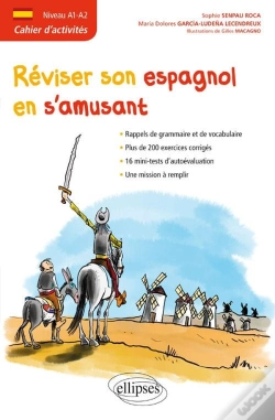 Capa do artigo Réviser Son Espagnol En S'Amusant ; A1>A2 ; Cahier D'Activités