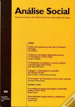 Capa do artigo Revista Análise Social nº198