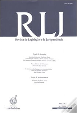 Capa do artigo Revista de Legislação e de Jurisprudência - Ano 138 - N.º 3955
