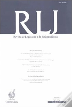 Capa do artigo Revista de Legislação e de Jurisprudência - Ano 138 - N.º 3956
