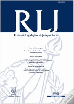 Capa do artigo Revista de Legislação e Jurisprudência