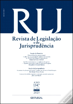 Capa do artigo Revista de Legislação e Jurisprudência