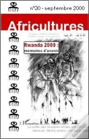 Capa do artigo Revue Africultures T.30; Rwanda 2000 ; Mémoires D
