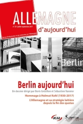 Revue Allemagne D'Aujourd'Hui