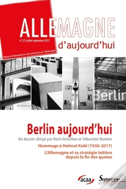 Capa do artigo Revue Allemagne D'Aujourd'Hui