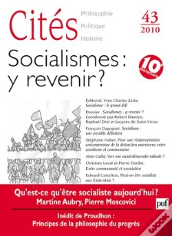 Capa do artigo Revue Cites Tome 43 : Socialismes ; Y Revenir ?
