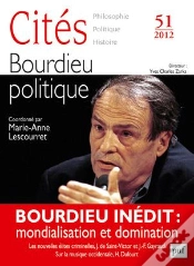 Capa do artigo Revue Cites Tome 51 : Bourdieu Politique