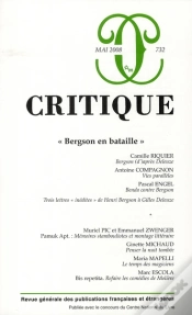 Capa do artigo Revue Critique T.732