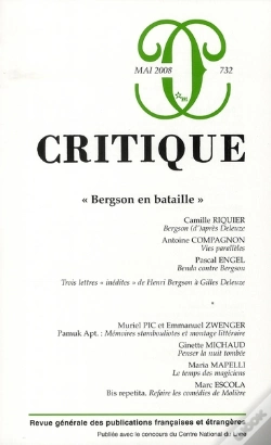 Capa do artigo Revue Critique T.732